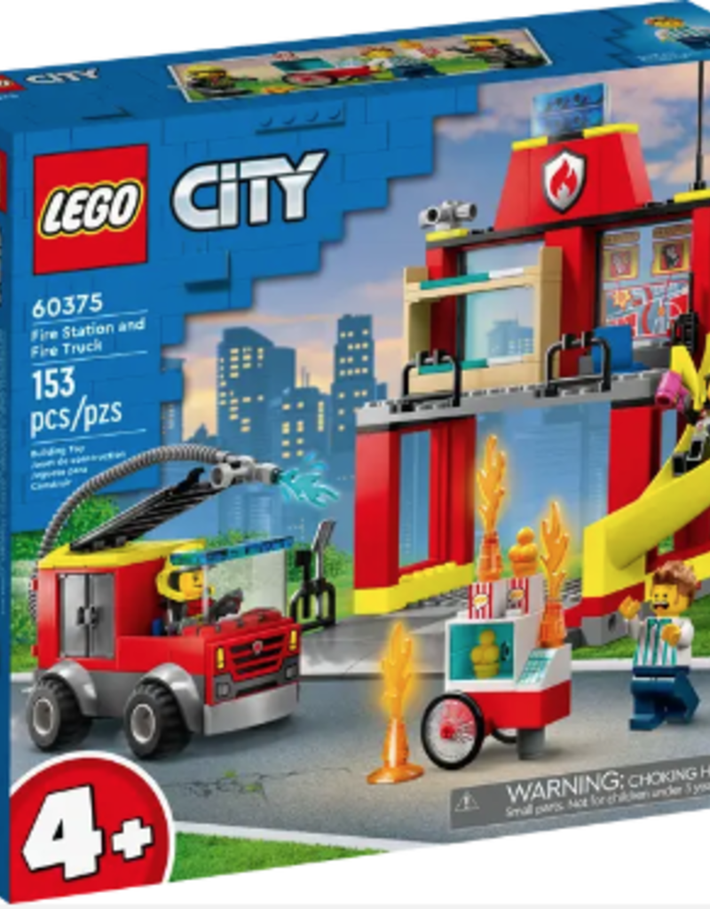 Lego 60375 Fire Station and Fire Truck