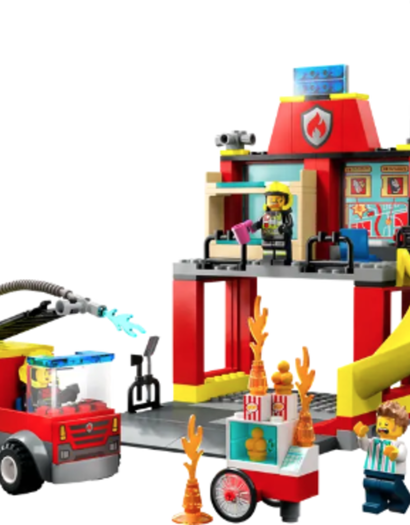 Lego 60375 Fire Station and Fire Truck
