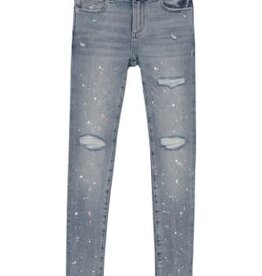 DL1961 chloe: skinny light indigo distressed (performance)