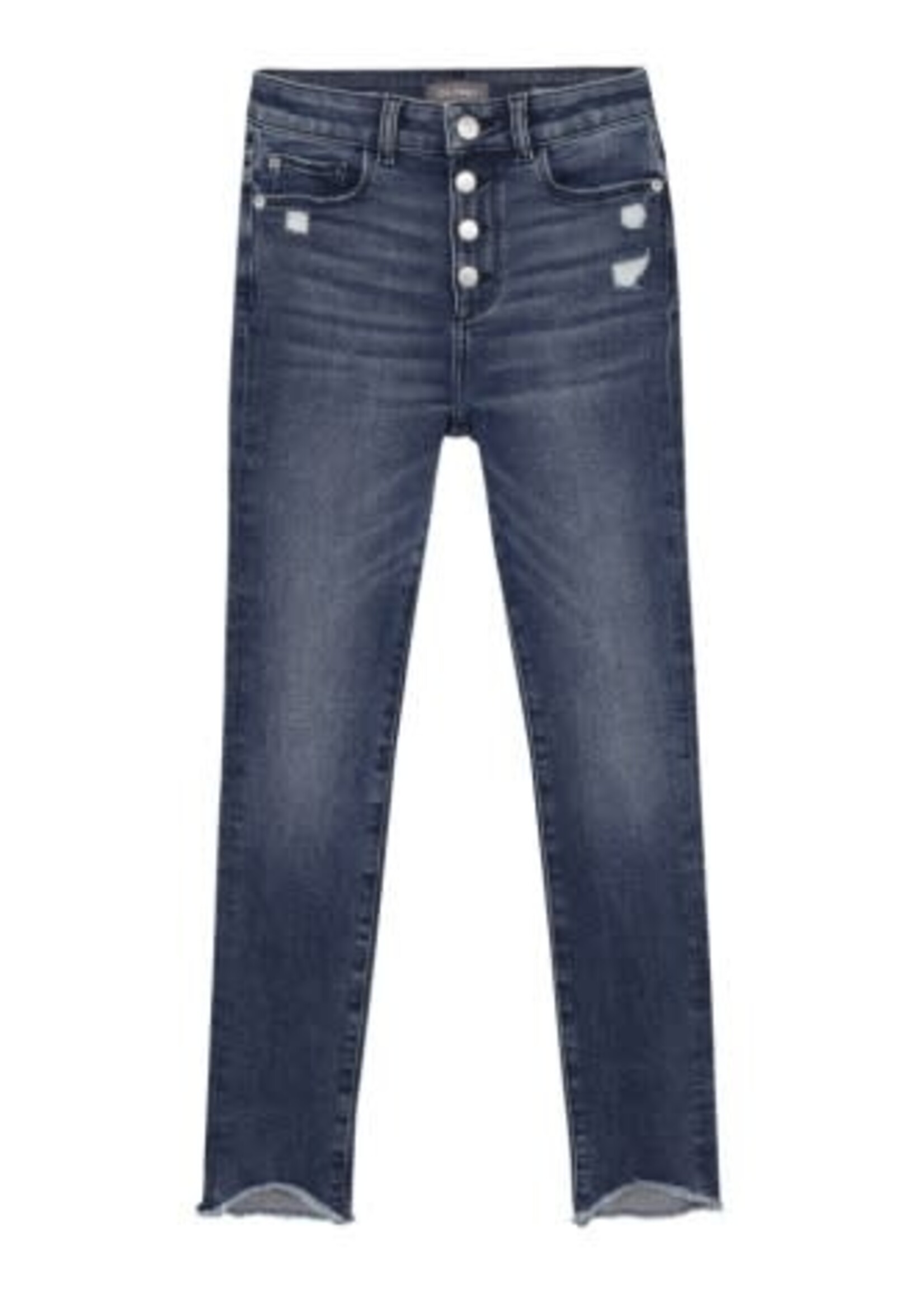 DL1961 chloe high rise: skinny eco dark distressed (performance)