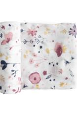 little unicorn Deluxe Muslin Swaddle Blanket - Fairy Gardens