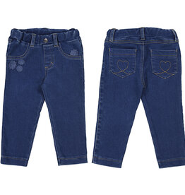 Mayoral Infant Girls Med Knit Denim Pant