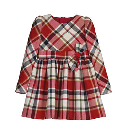 Mayoral SALE Red Plaid Dress