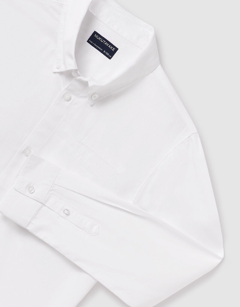 Mayoral White Basic l/s shirt