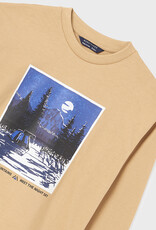 Mayoral Walnut L/S Mountains T-shirt