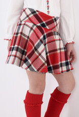 Mayoral Red Plaid Skirt