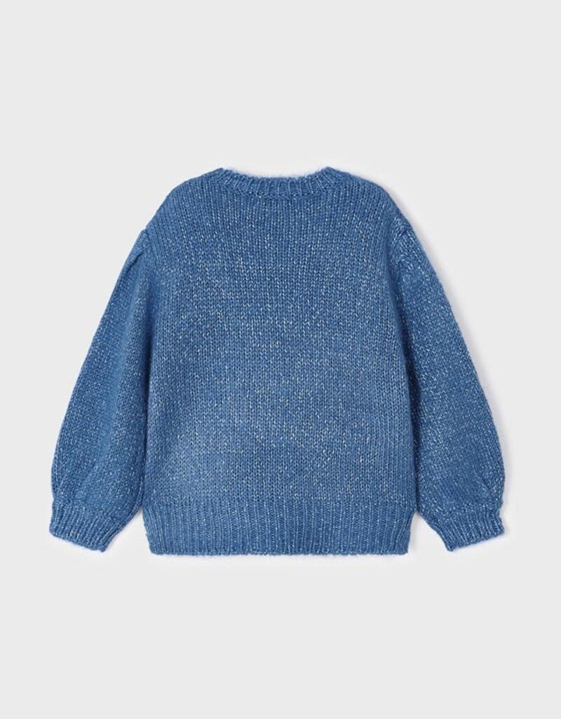Mayoral Girls Blue Ice Sweater