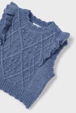 Mayoral Blue Knit Vest