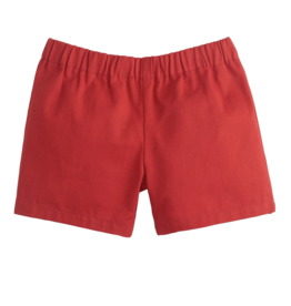 little english SALE Red Twill Basic Shorts