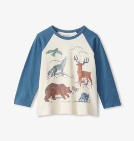 Hatley Kids L/S Winter Forest Crew Neck Tee