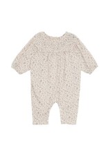 Mabel and Honey ADELINE TEXTURED KNIT ROMPER IVORY