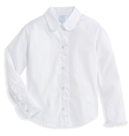 bella bliss SALE Ruffled Buttondown Shirt White