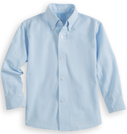 bella bliss SALE Oxford Buttondown Shirt Solid Blue