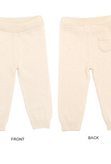 Viverano Milan Knit Pocket Legging Pants Cream