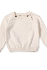 Viverano Milan Knit Raglan Pullover Sweater Cream