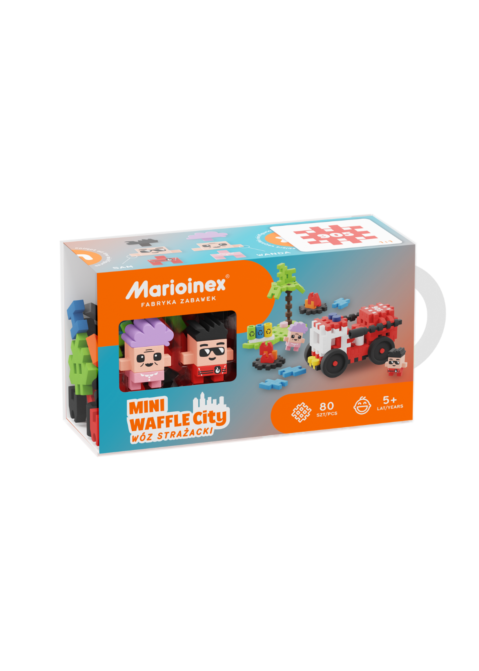 Marioinex Mini Waffle City Firetruck
