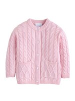 Little English Classic Cashmere Blend Cardigan Light Pink