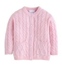 little english Classic Cashmere Blend Cardigan Light Pink