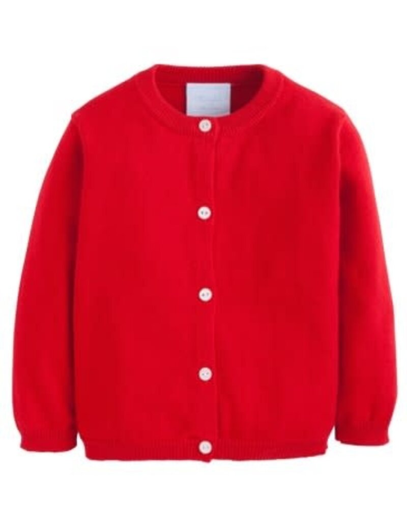 little english Essential Cardigan Red