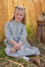 little english Tiered Midi Dress Green Gables Floral