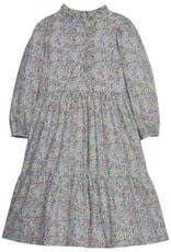little english Tiered Midi Dress Green Gables Floral