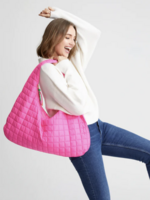 Shiraleah SALE Ezra Hobo Quilted Magenta