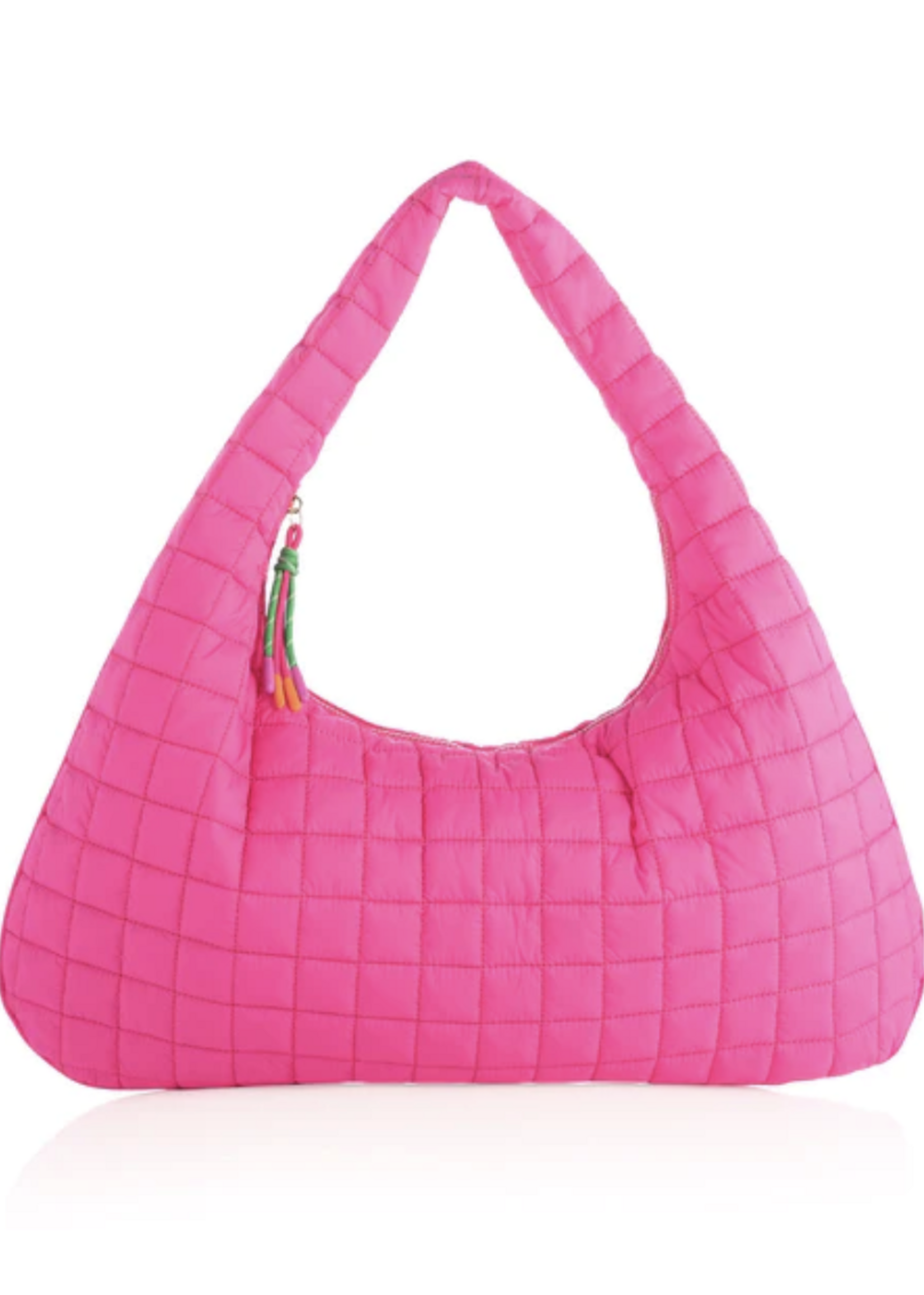 Shiraleah Ezra Hobo Quilted Magenta