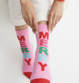 Shiraleah SALE Merry Socks Pink