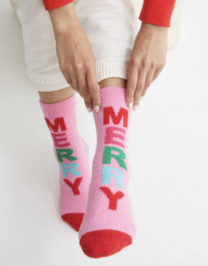 Shiraleah Merry Socks Pink