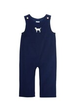 little english Navy Corduroy Lab Embroidered Campbell Overall