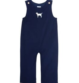 little english SALE Navy Corduroy Lab Embroidered Campbell Overall