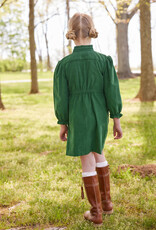 little english Allie Dress Hunter Green Corduroy
