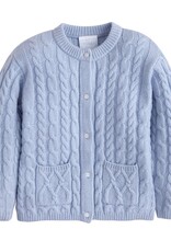 little english Classic Cashmere Cardigan Light Blue