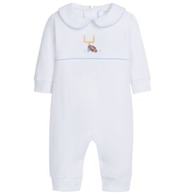 Little English SALE Crochet Playsuit Football