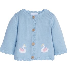 little english SALE Crochet Sweater Swan