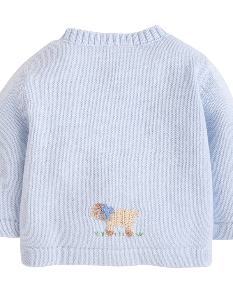 little english Boy Sheep Crochet Sweater