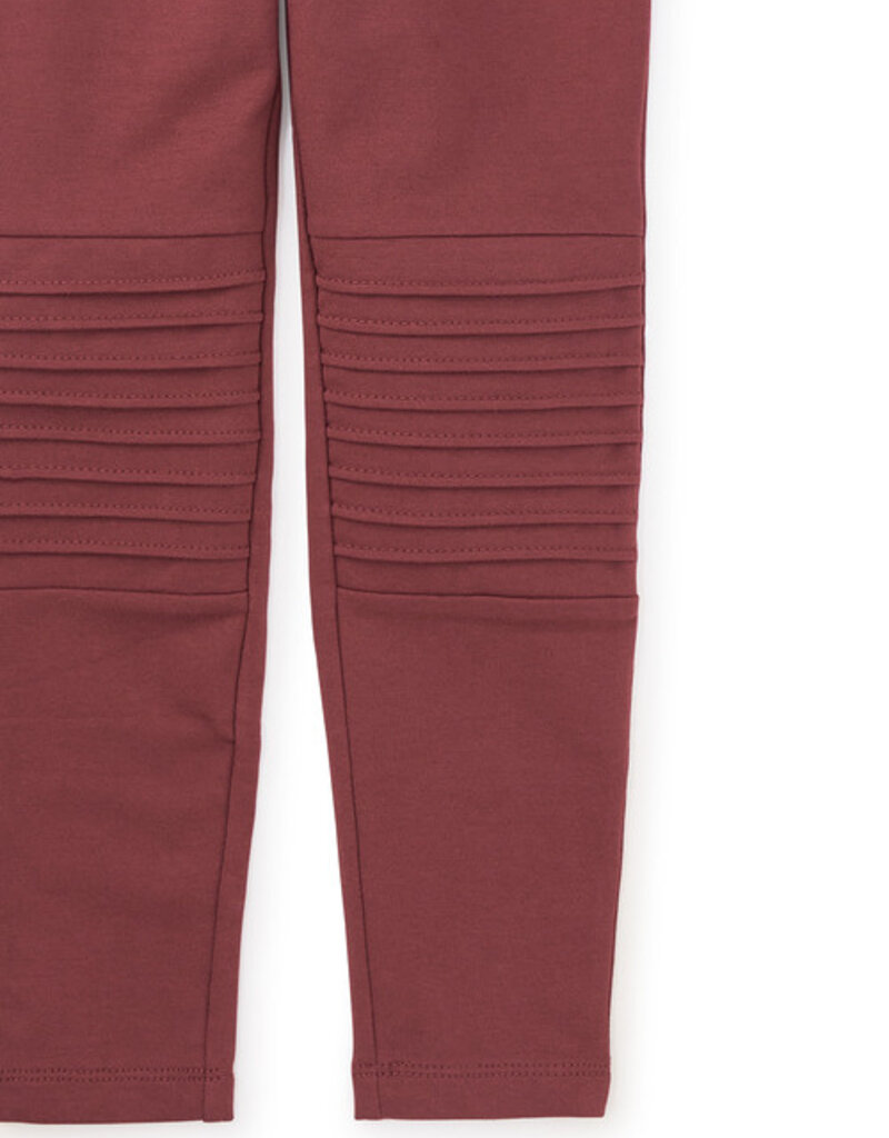 Tea Collection Moto Leggings Sangria