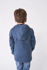 Batela Blue Hooded Fleece Jacket