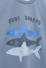 Batela Cool Sharks Blue L/S Tee