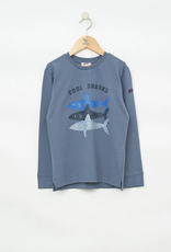 Batela Cool Sharks Blue L/S Tee