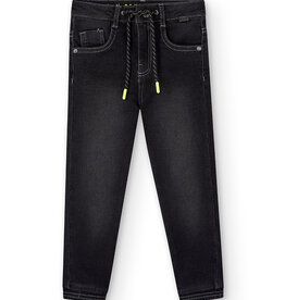 Boboli SALE Black Denim Pants w/Drawstring Waistband