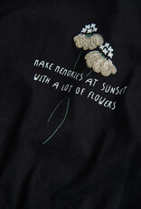 Black Knit Tee Lets Make Memories