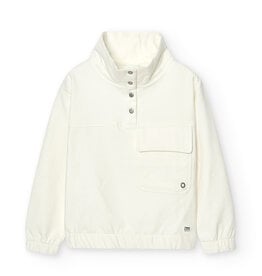 Boboli SALE Cream Fleece Sweatshirt w/Pockets