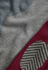 Boboli Grey Sweater 1/4 Zip w/Multi Color