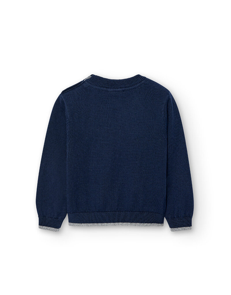 Boboli Multi Color Argyle Sweater