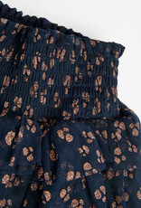 Boboli Navy Tulle Skirt w/Gold Print