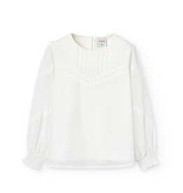 Boboli SALE Off White L/S Blouse