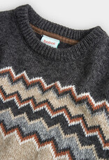 Boboli Tan Intarsia Sweater