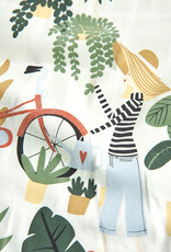 White Knit Top w/Print