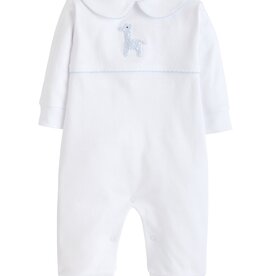 Little English SALE Boy Giraffe Crochet Playsuit
